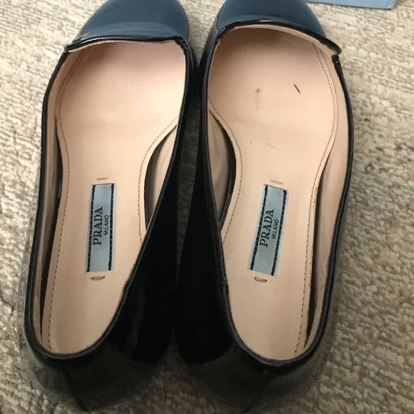 Prada Glossy Black Loafers - Picture 12 of 13